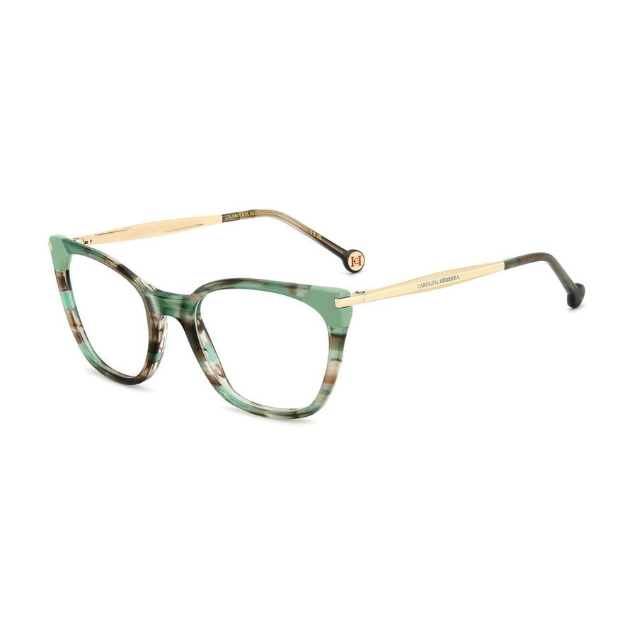 Carolina Herrera CA-1065548 Acetate frame with gold-tone metal accents eyeglasses in green