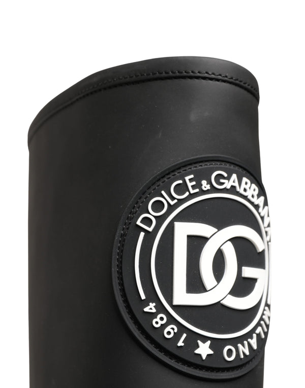 Dolce & Gabbana 43% Cotton boot in black