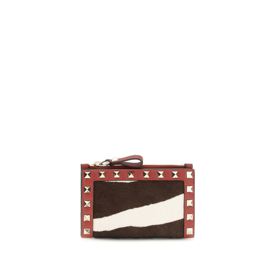 Valentino Garavani 100% Calf Leather Bos Taurus wallet in multicolor