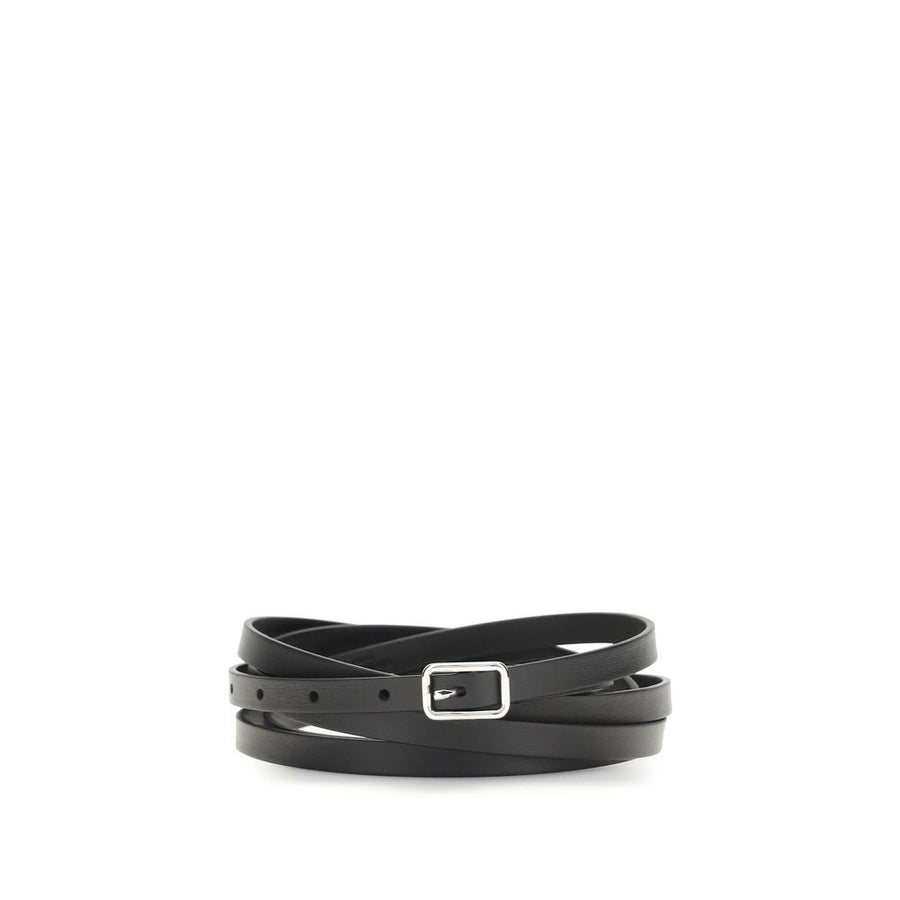 Givenchy 100% Calf Leather Bos Taurus belt in black
