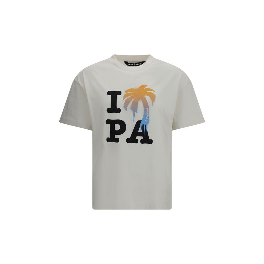 Palm Angels 100% Cotton t-shirt in white