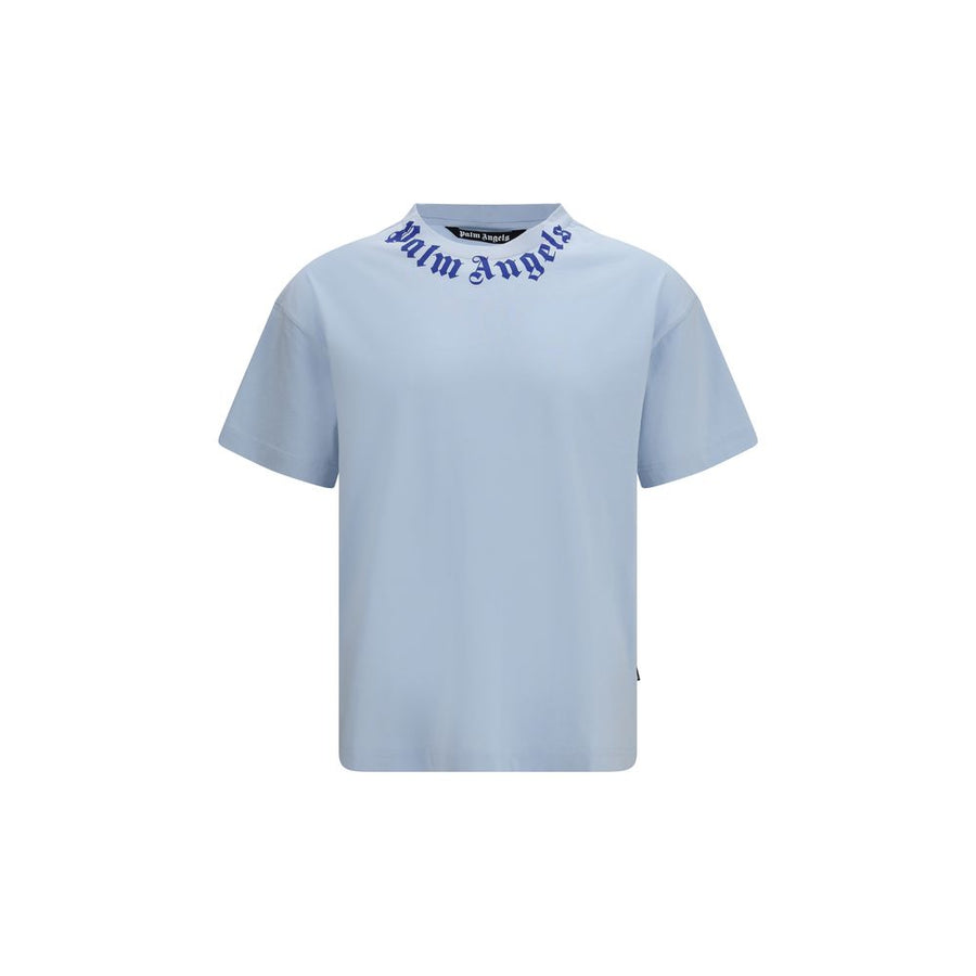 Palm Angels 100% Cotton t-shirt in blue