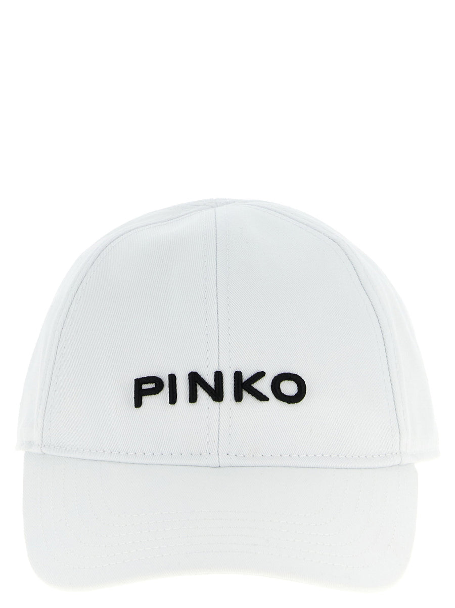 Pinko Baseball Cap — White