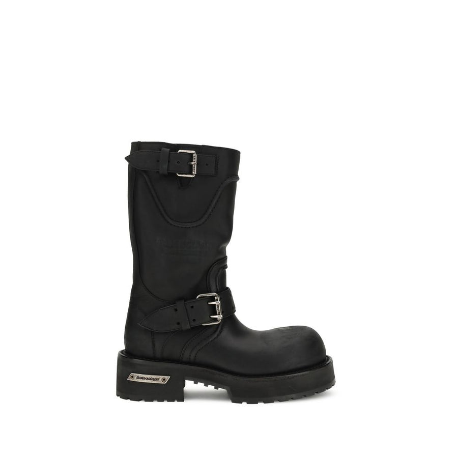 Balenciaga Upper 100% Calf Leather Bos Taurus boot in black