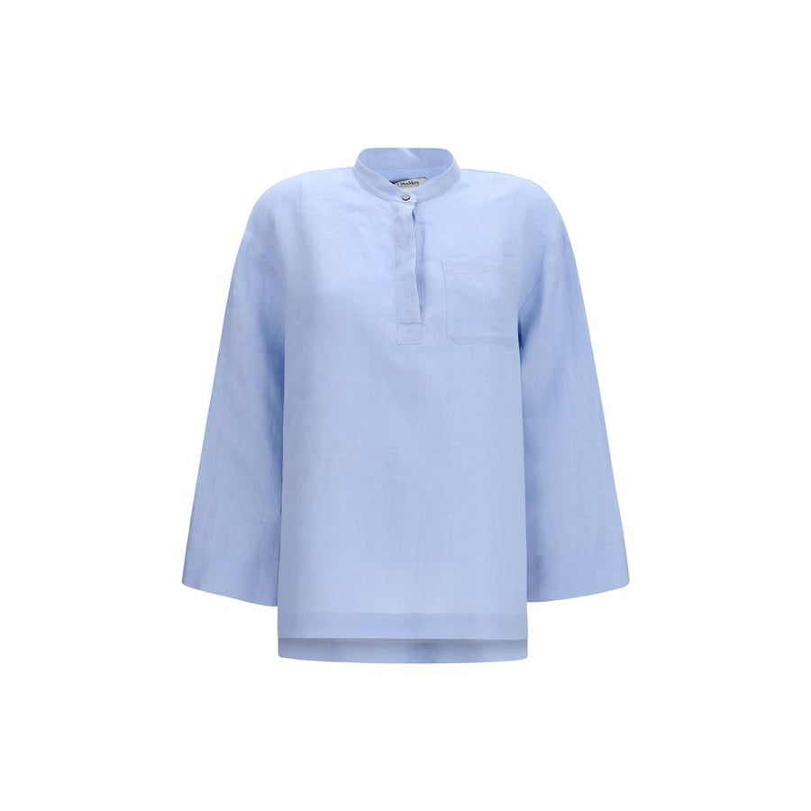 'S Max Mara 100% Linen shirt in blue