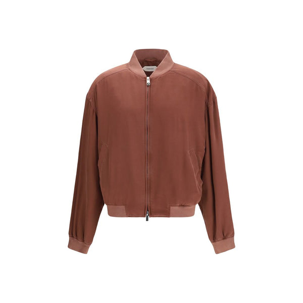 Versace 100% Silk jacket in bordeaux