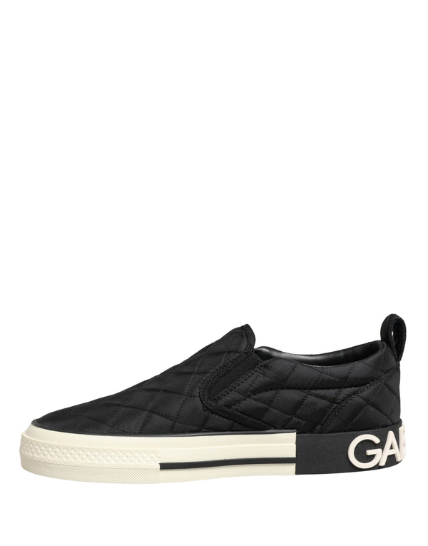 Dolce & Gabbana 83% Viscose sneaker in black