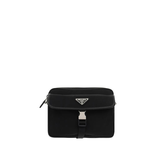Prada 100% Polyamide shoulder bag in black