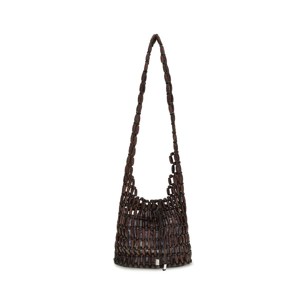 Staud 100% Wood shoulder bag in brown