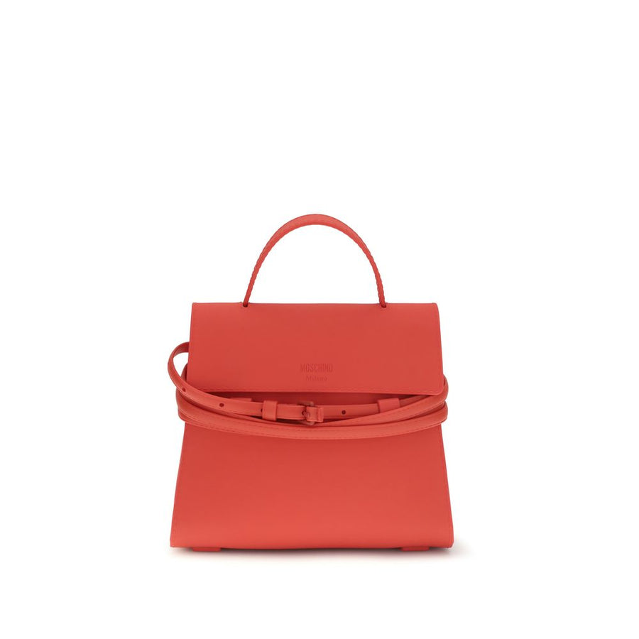 Moschino 100% Silicone top handle bag in red