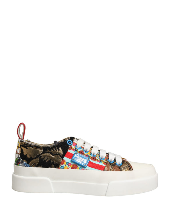 Dolce & Gabbana 50% Cotton sneaker in multicolor