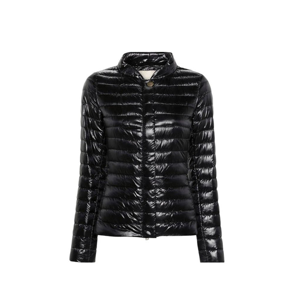 Herno 100% Polyamide down jacket in black
