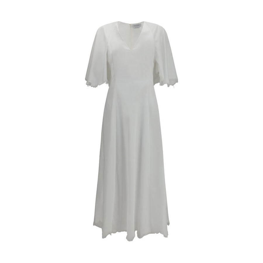 Gabriela Hearst 100% Cotton dress in white