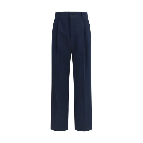 Valentino 100% Cotton trousers in navy