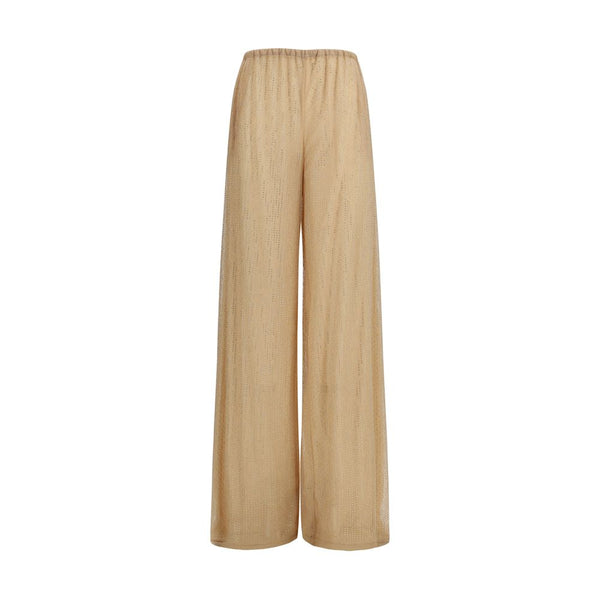 Ermanno Scervino 70% Polyester trousers in beige