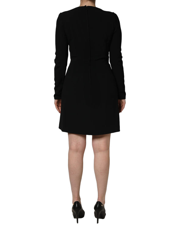 Roberto Cavalli 46% Acetate 51% Viscose 3% Elastane dress in black