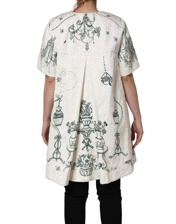 Dolce & Gabbana 64% Viscose jacket in white