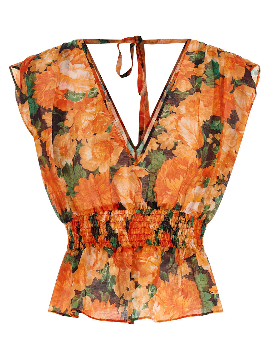 Pinko Arcore Blouse — Orange