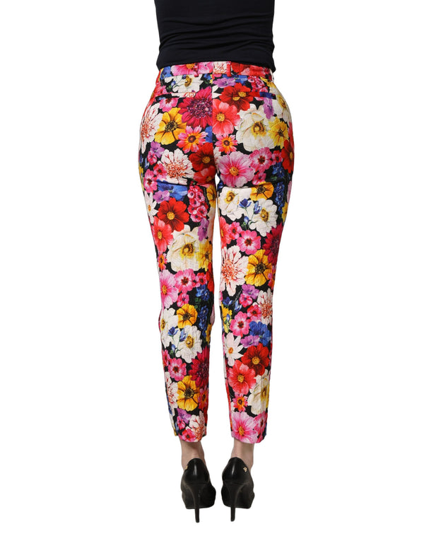 Dolce & Gabbana 50% Cotton trousers in multicolor