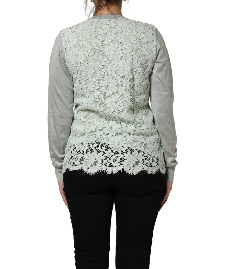 Dolce & Gabbana 24% Cotton cardigan in green