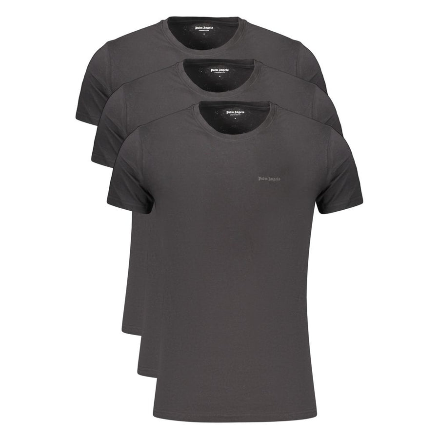 Palm Angels 100% Cotton t-shirt in black