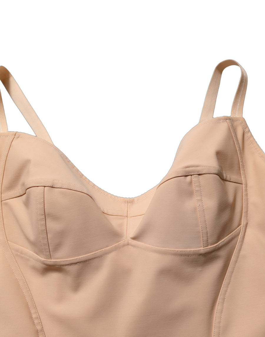 Dolce & Gabbana 81% Nylon bodysuit in beige