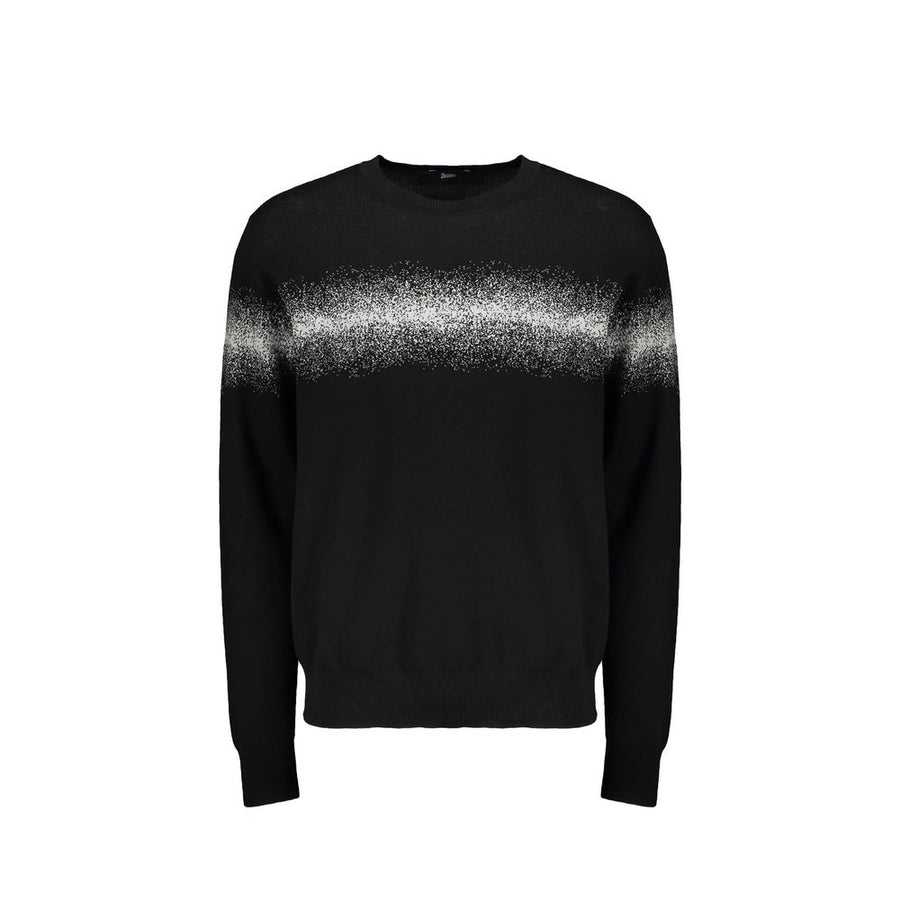 Herno 82% Cotton sweatshirt in black