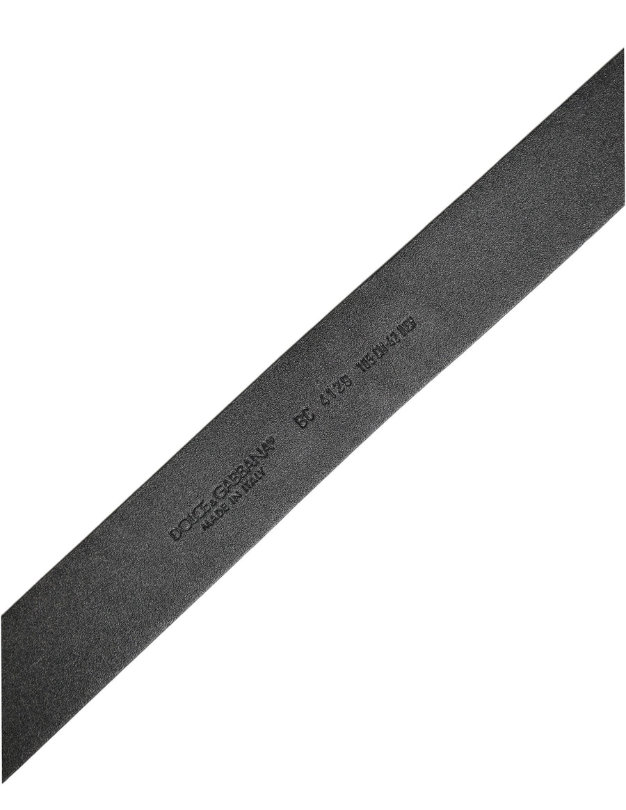 Dolce & Gabbana 100% Calf Leather belt in black