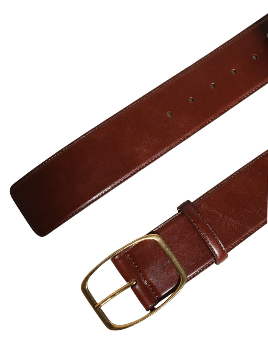 Dolce & Gabbana 100% Calf Leather belt in brown