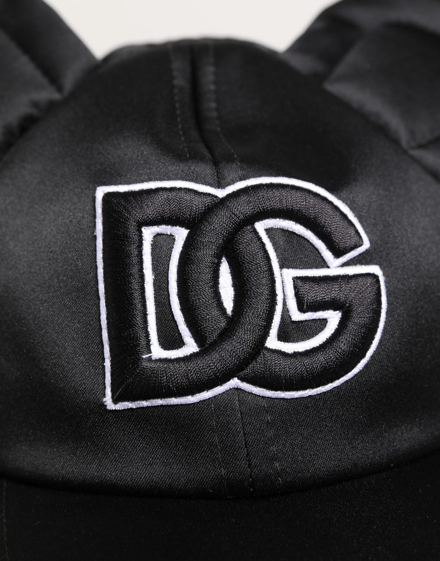 Dolce & Gabbana HAT9995 100% Polyester (exterior) baseball cap in black