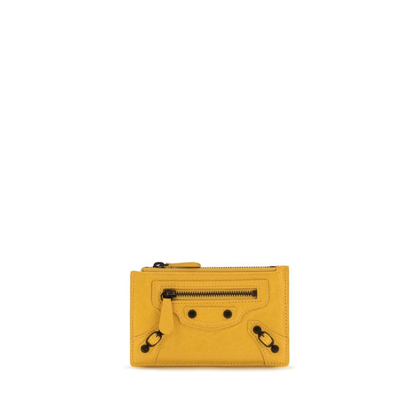 Balenciaga 100% Lamb Leather wallet in yellow
