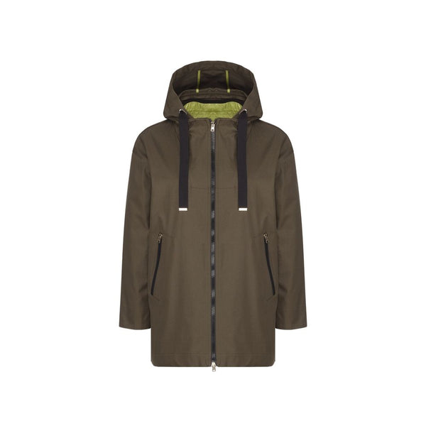 Herno 100% Cotton coat in brown