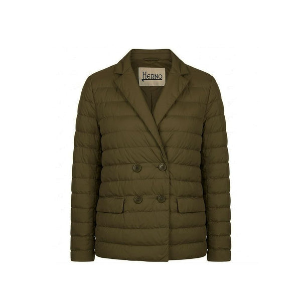 Herno 100% Polyamide down jacket in green
