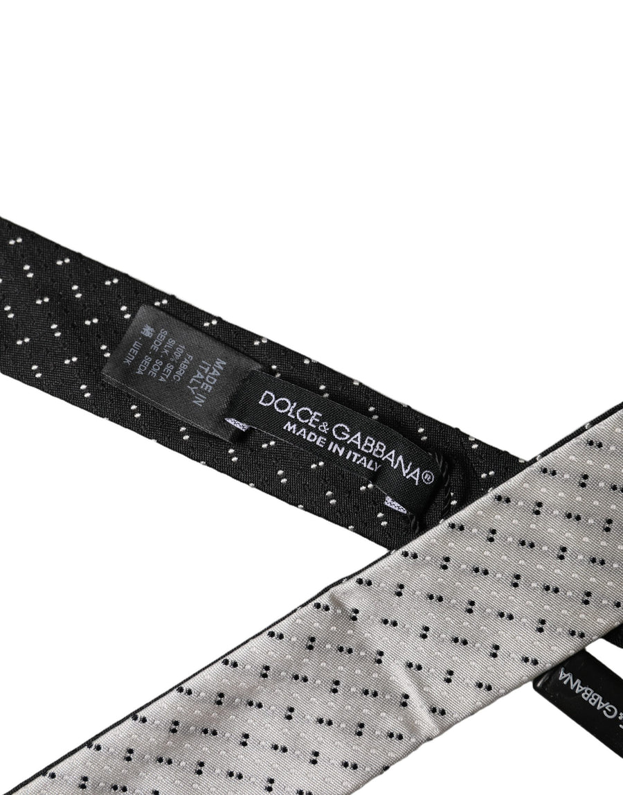 Dolce & Gabbana 100% Silk necktie in black