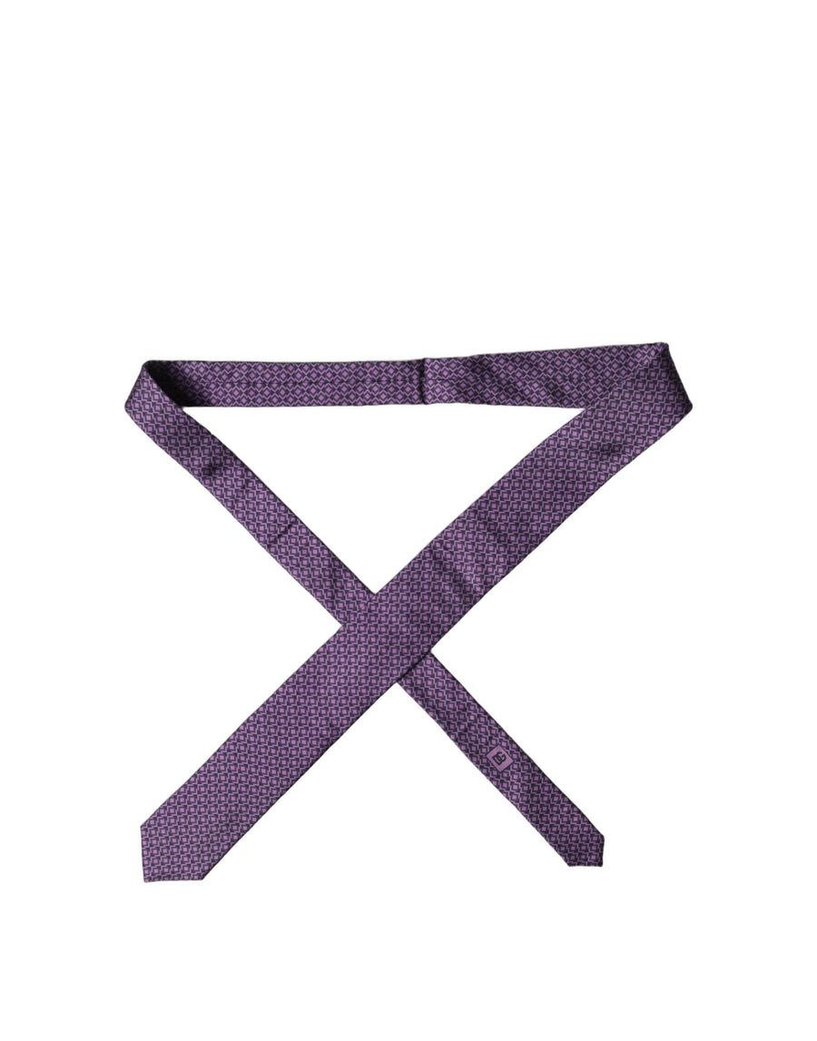 Dolce & Gabbana 100% Silk necktie in purple