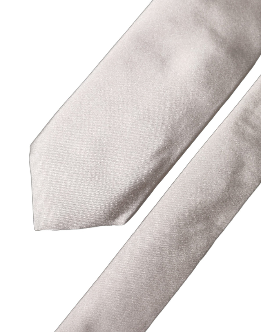 Dolce & Gabbana 100% Silk necktie in gray