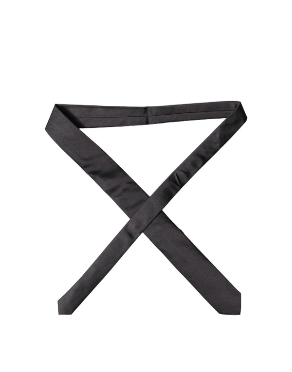 Dolce & Gabbana 100% Silk necktie in black
