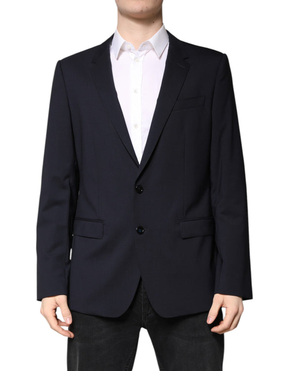 Dolce & Gabbana 98% Virgin Wool blazer in navy