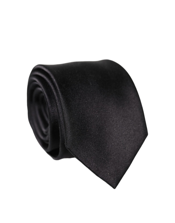 Dolce & Gabbana 100% Silk necktie in black