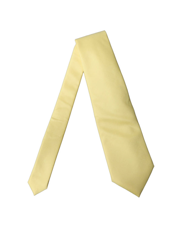 Dolce & Gabbana 100% Silk necktie in yellow