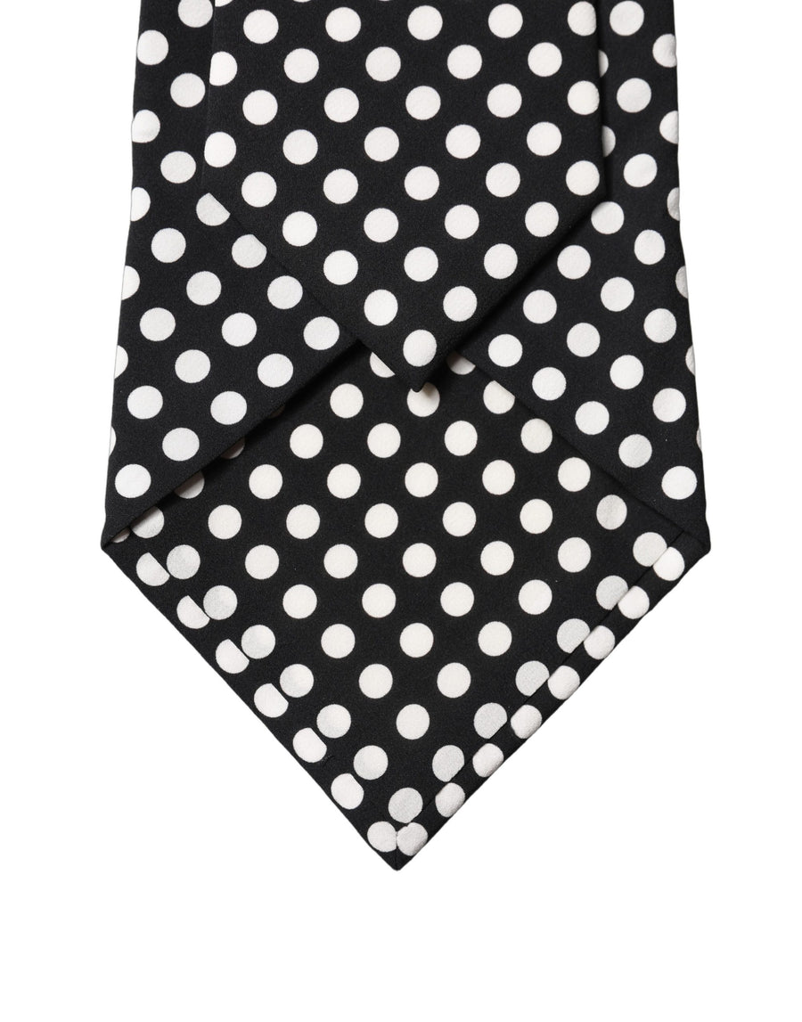 Dolce & Gabbana 100% Silk necktie in black