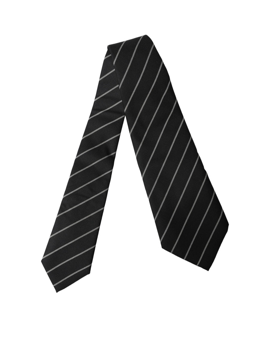 Dolce & Gabbana 98% Virgin Wool necktie in black