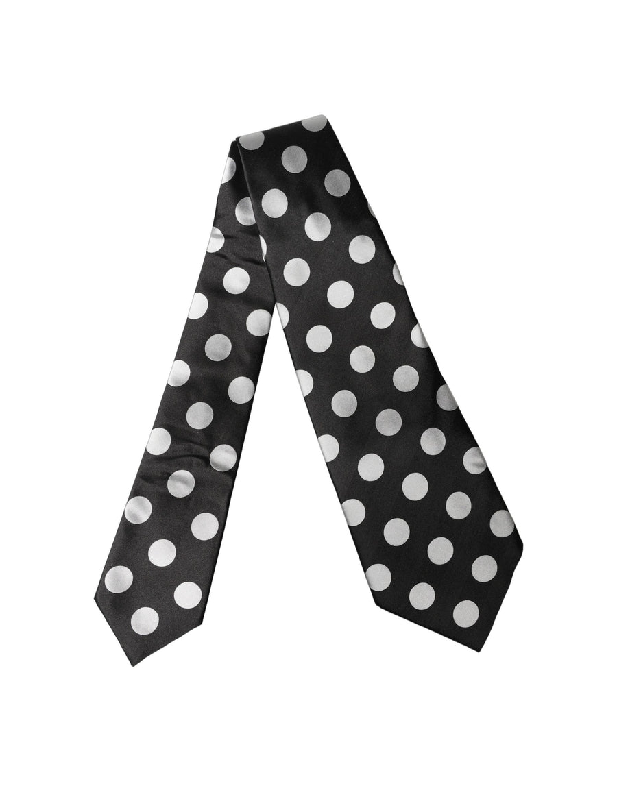 Dolce & Gabbana 100% Silk necktie in black