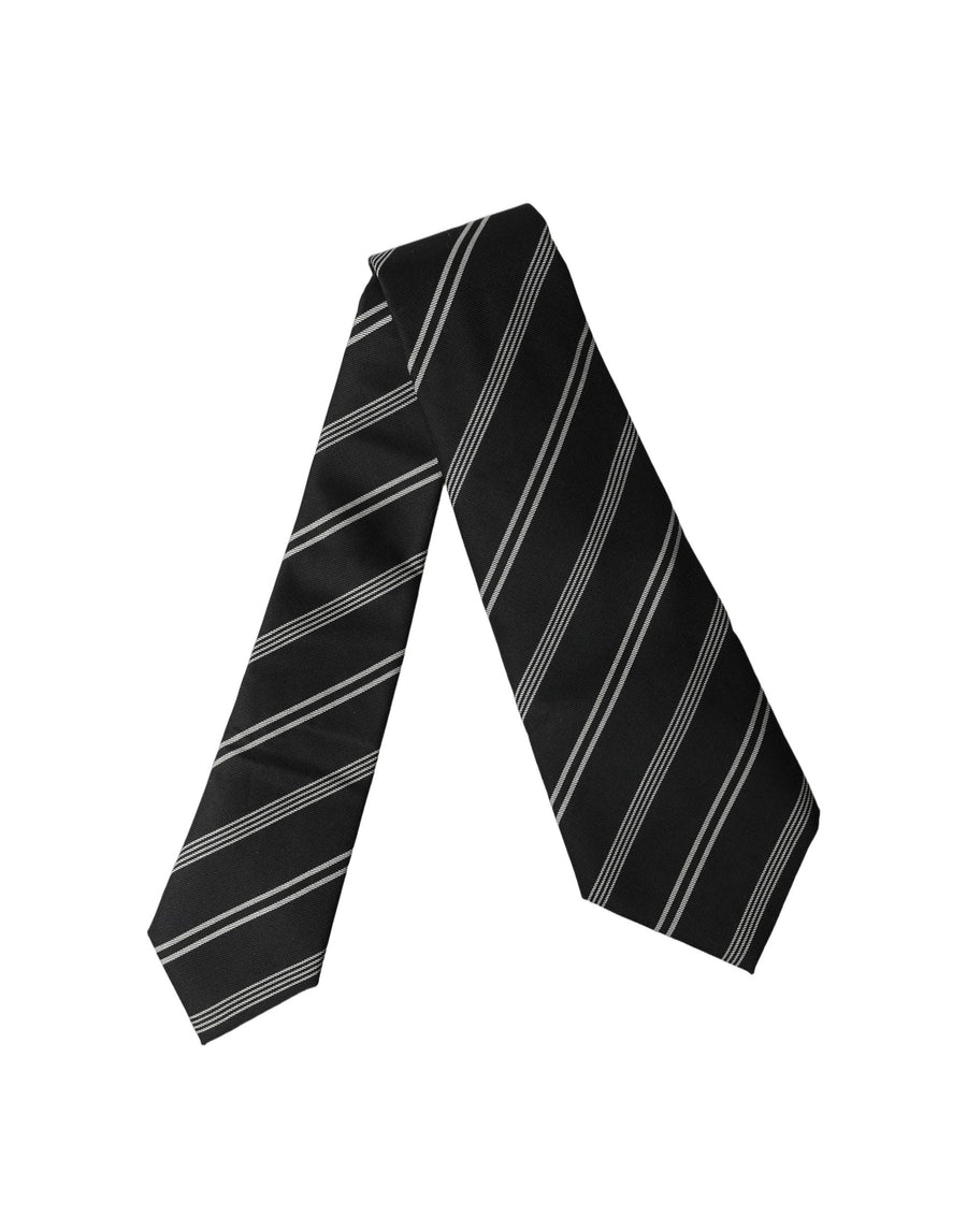 Dolce & Gabbana 100% Silk necktie in black