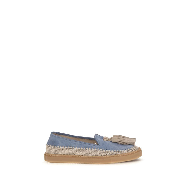 Fratelli Rossetti UPPER 80% Calf Leather Bos Taurus 20% Cotton SOLE 100% Rubber loafer in blue