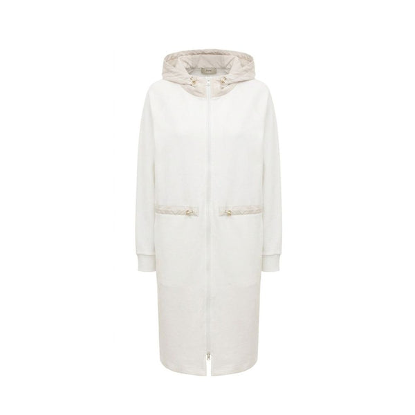 Herno 75% Cotton coat in white