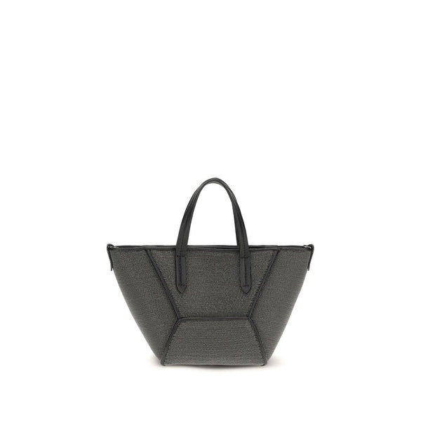 Brunello Cucinelli 100% Calf Leather Bos Taurus shoulder bag in black