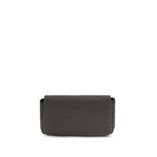 Brunello Cucinelli 100% Leather shoulder bag in black