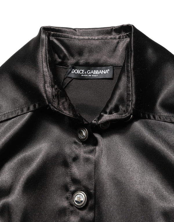 Dolce & Gabbana 97% Polyester dress in black