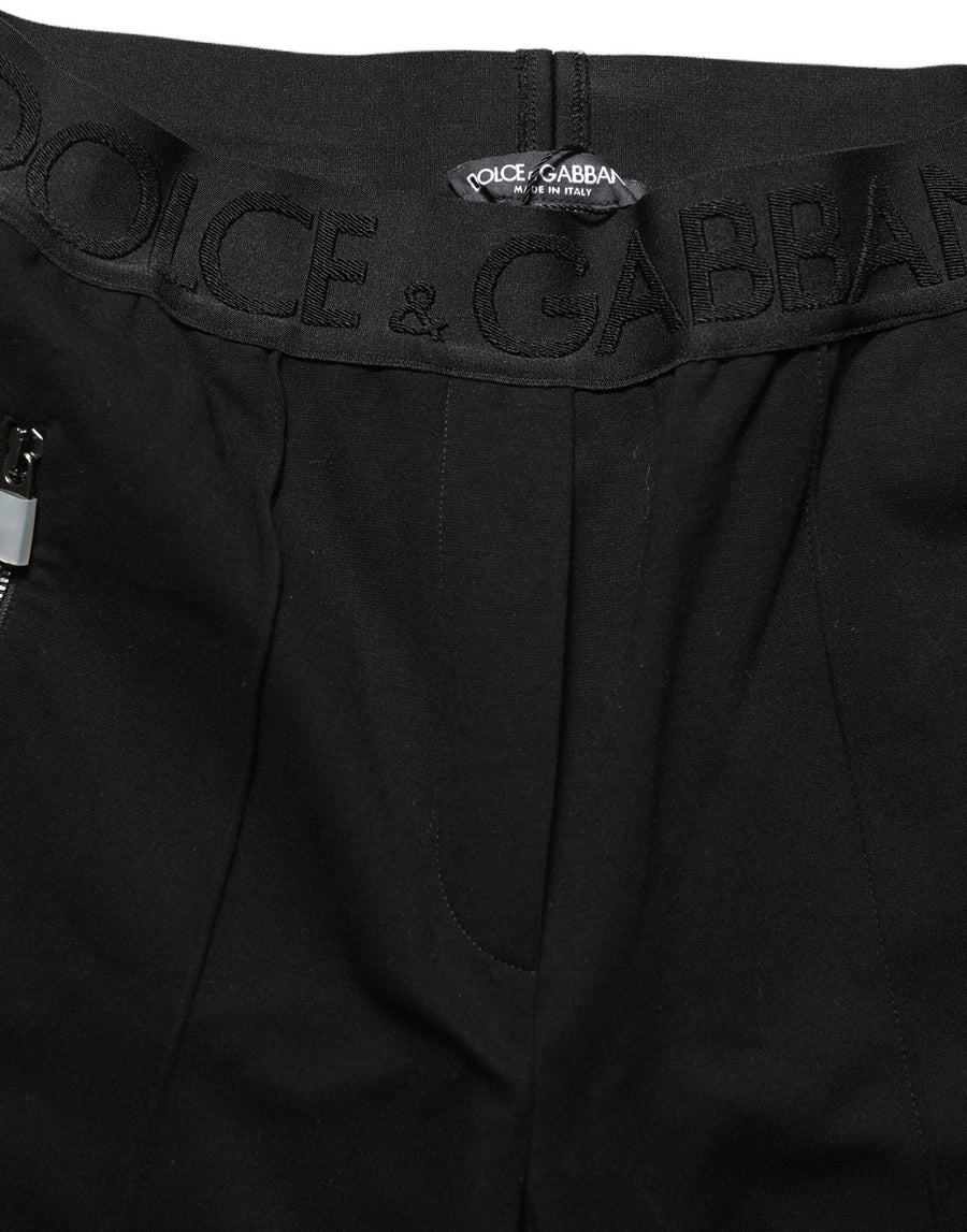 Dolce & Gabbana 69% Viscose trousers in black